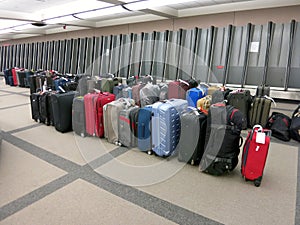 Unclaimed Luggage at Baggage Claim