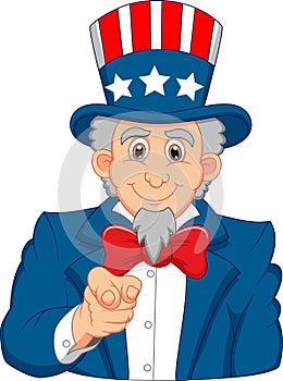 Uncle Sam cartoon wants you