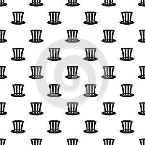 Uncle sam hat pattern vector
