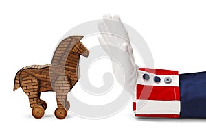 Uncle Sam Trojan Horse