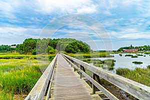 Uncle Tim's Bridge, Wellfleet, Cape Cod, MA US.