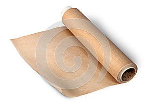 Uncoil roll of parchment