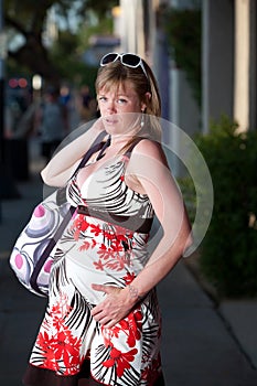 Uncomfortable Pregnant Woman