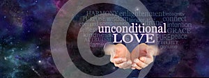 Unconditional Love Word Cloud