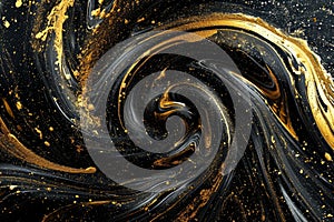 Unconventional Abstract swirl glossy. Generate Ai photo