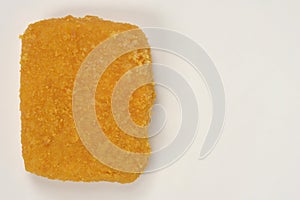 Uncooke breaded Trappist cheese