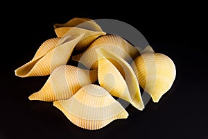 Uncooked dried pasta