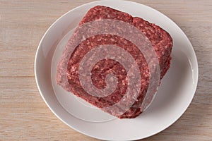 Uncooked Grass Fed Ground Beef