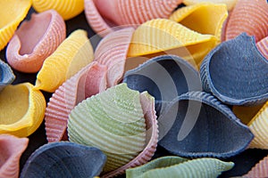 Uncooked Italian Pasta