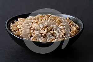 Uncooked Kamut Grain in a Bowl