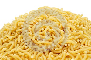 Uncooked macaroni