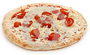 Uncooked pizza