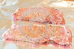 Uncooked Pork Chop