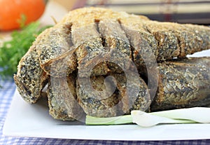 Uncooked preserved Ilish fish