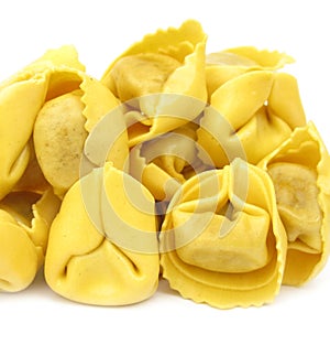 Uncooked ravioli