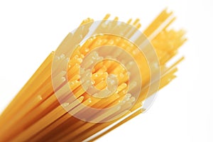 Uncooked spaghetti