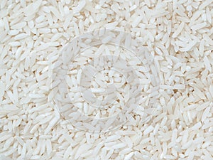 Uncooked white rice