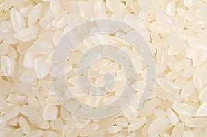 Uncooked white rice background