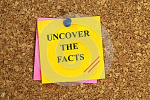 Uncover the facts illustration 