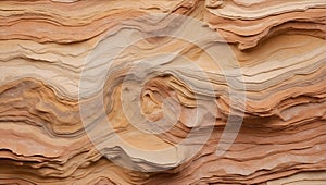 Fossilized Sediment Canvas Texture. AI generate