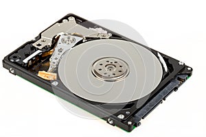 Uncovered 2,5 inch notebook hard drive