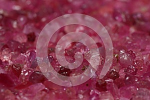 Uncut Gems, many many rough Ruby Crystals