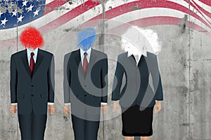 Undecided USA voters are seen in a unique portrait