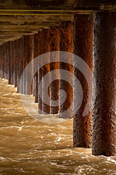 Under the boardwalk