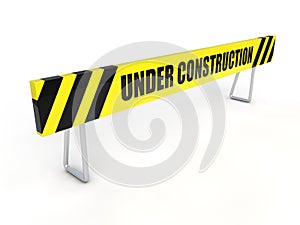 Under construction barrier