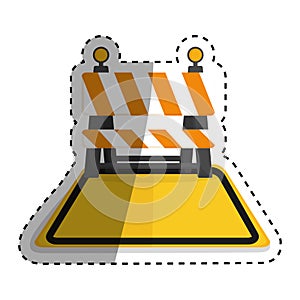 under construction barrier