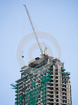 Under construction building