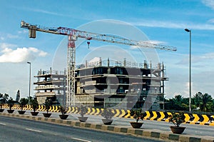 Under construction building