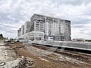 Under construction building at the North of the Capital