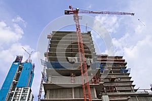 Under construction buildings