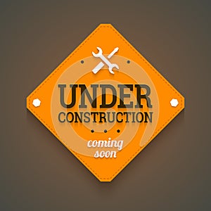 Under construction with coming soon label.