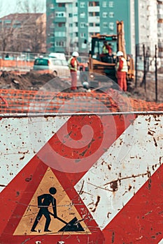 Under construction concept