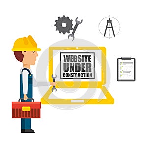 under construction design