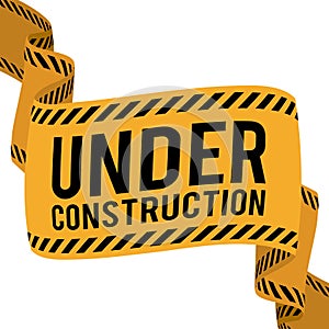 Under construction design, illustration.
