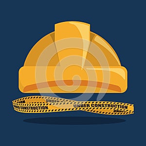 Under construction design, vector illustration.