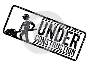 Under construction design, vector illustration.