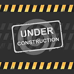 Under construction design vector illustration