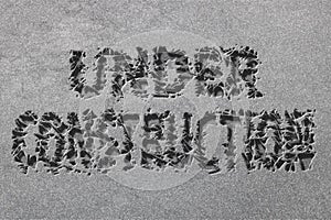 Under construction design, website development concept Under construction