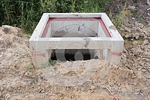 Under Construction drain.
