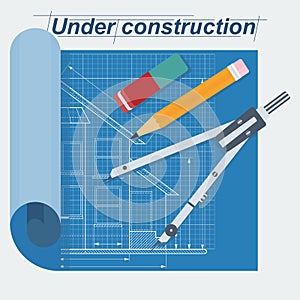 Under construction drawing