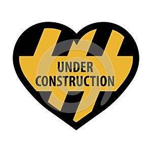 Under construction heart
