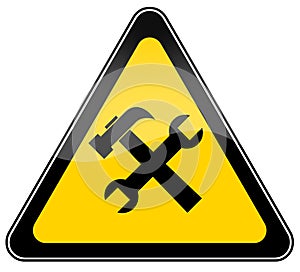 Under construction sign