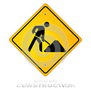 Under construction sign