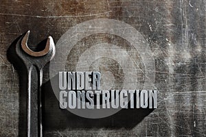 Under Construction sign