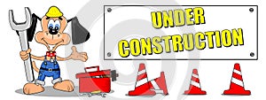 Under construction sign