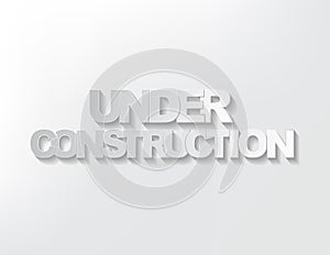 Under construction sign